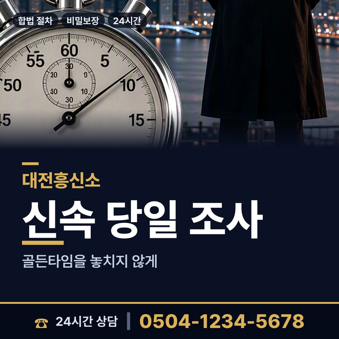 대전 회덕동 탐정사무소 상담 안내